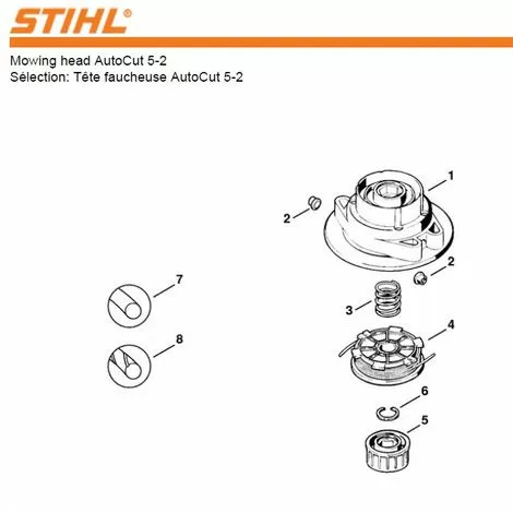 00009973100 - Ressort De Tête Nylon Pour Débroussailleuse STIHL 5 00009973100 - Ressort De Tête Nylon Pour Débroussailleuse STIHL – Image 3
