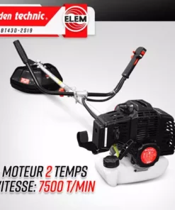 ELEM GARDEN TECHNIC Débroussailleuse Thermique 43cc - Bobine + Lame - 10 ELEM GARDEN TECHNIC Débroussailleuse Thermique 43cc - Bobine + Lame - -Débroussailleuse Soldes Magasin 10998883 4