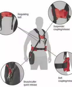 Harnais Débroussailleuse Tracolla-pro Tecomec 8 Harnais Débroussailleuse Tracolla-pro Tecomec -Débroussailleuse Soldes Magasin 11013647 3