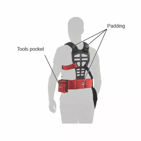 Harnais Débroussailleuse Tracolla-pro Tecomec 6 Harnais Débroussailleuse Tracolla-pro Tecomec – Image 4
