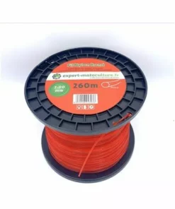 ADAPTABLE Fil Débroussailleuse Rond L: 260m, Ø: 2mm