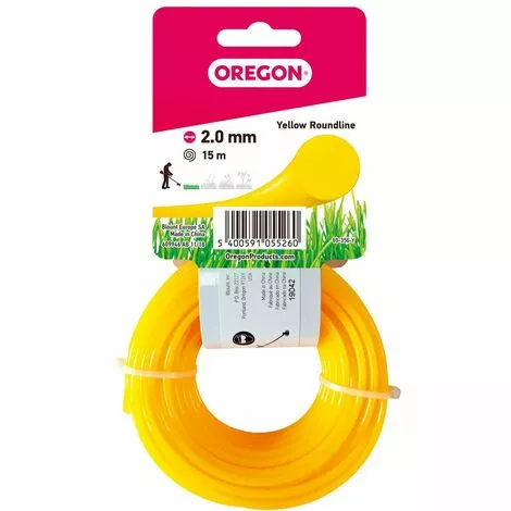 OREGON Fil Rond Jaune 2 0mm 15m 3 OREGON Fil Rond Jaune 2 0mm 15m