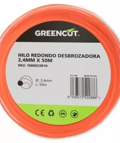 GREENCUT Fil Rond Pour Débroussailleuse 2,4MM X 50M