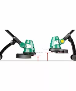 Débroussailleuse Sans Fil à Batterie 18V/chargeur Roues 24cm Lames 180° Tournable - 1,3Ah - Vitesse 8.000trs/min - Tête Moteur Tournable - Débroussailleuse électrique, Coupe Bordure, Herse Rotative De BRAST -Débroussailleuse Soldes Magasin 14074561 3