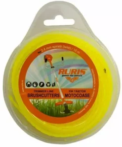 Fil Débroussailleuse Et Multifonction 2,4mm X 15M Spirale Ruris 6-179 - Jaune