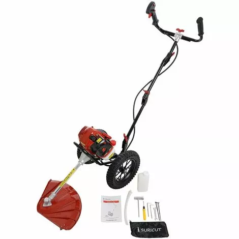 SURICUT Débroussailleuse à Roues Thermique SEMI-PROFESSIONNELLE, 51.7 Cm3, 1.8 CV 7 SURICUT Débroussailleuse à Roues Thermique SEMI-PROFESSIONNELLE, 51.7 Cm3, 1.8 CV – Image 5