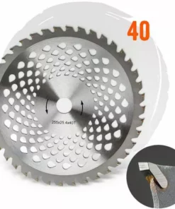 Boudech Disque à Lames En Acier De Qualité Supérieure Avec 40 Dents Pour Débroussailleuse Et Tondeuse à Gazon -Débroussailleuse Soldes Magasin 17605535 5