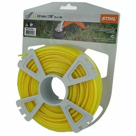 Fil Carré Débroussailleuse Stihl 3 Mm | 55 M 3 Fil Carré Débroussailleuse Stihl 3 Mm | 55 M