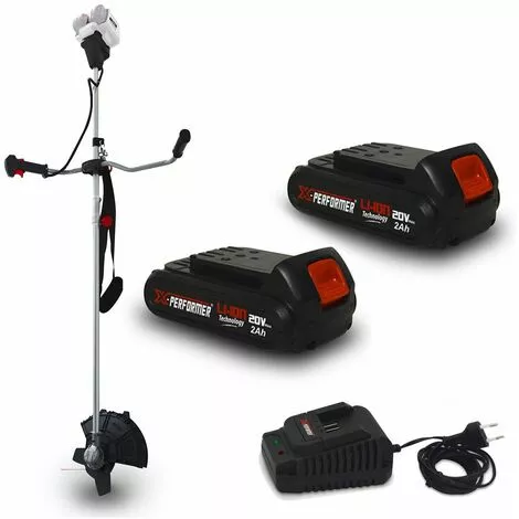 Débroussailleuse à Batterie 40V ( 2 X 20V ) X-Performer XPDCB40LIBL-2B - BOBINE - LAME + 2 Batteries 2 Ah - Chargeur 3 Débroussailleuse à Batterie 40V ( 2 X 20V ) X-Performer XPDCB40LIBL-2B - BOBINE - LAME + 2 Batteries 2 Ah - Chargeur