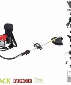 Débroussailleuse à Dos Thermique 51,7 Cm3 Coupe 42cm LEA 27518D - Rouge