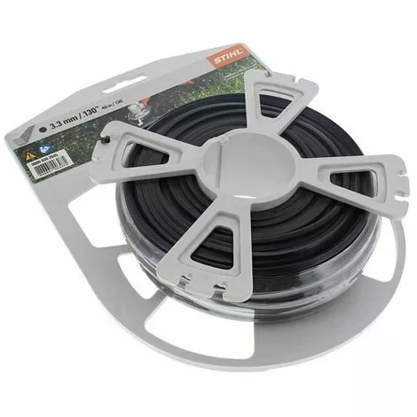Fil Carré Débroussailleuse Stihl 3.3 Mm | 40m 3 Fil Carré Débroussailleuse Stihl 3.3 Mm | 40m