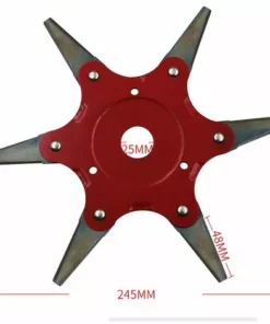 ZEBRAA Set De 4pcs 6 Lames Tête De Coupe Gazon Brosse Jardin Outil électrique Accessoires Pour Tondeuse à Gazon 9 ZEBRAA Set De 4pcs 6 Lames Tête De Coupe Gazon Brosse Jardin Outil électrique Accessoires Pour Tondeuse à Gazon -Débroussailleuse Soldes Magasin 23759853 3