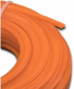 Vhbw Fil De Coupe Universel Pour Tondeuse, Débroussailleuse, Coupe-bordure - Fil De Rechange, Orange, 3 Mm X 15 M, Carré -Débroussailleuse Soldes Magasin 25180991 2