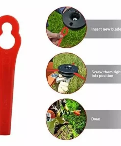 BEARSU 100 PCS Lames En Plastique De Rechange Pour Coupe Bordure Faucheuse Lame De Découpe Machine Découpage Lames Moteur Pièces Kit Pour FRT18A FRT18A1 Art 46155 FRT20A1 Accessoires 10 BEARSU 100 PCS Lames En Plastique De Rechange Pour Coupe Bordure Faucheuse Lame De Découpe Machine Découpage Lames Moteur Pièces Kit Pour FRT18A FRT18A1 Art 46155 FRT20A1 Accessoires -Débroussailleuse Soldes Magasin 25362573 4