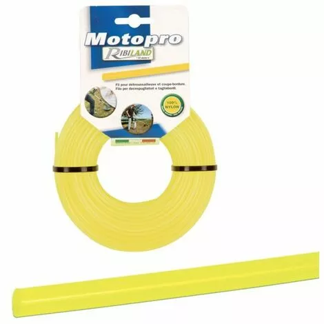 RIBIMEX Fil Rond Diam.3,0 Mm X 50m Jaune''MOTOPRO'' 3 RIBIMEX Fil Rond Diam.3,0 Mm X 50m Jaune''MOTOPRO''