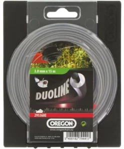 Fil Pour Débroussaillage Duoline Rond Oregon - Longueur 15 M - Diamètre 3 Mm