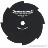 SILVERLINE Lame 8 Dents Pour Débroussailleuse, Diamètre De 254 Mm, Alésage De 25,4 Mm, Diamètre De 254 Mm. Alésagede 25.4 Mm