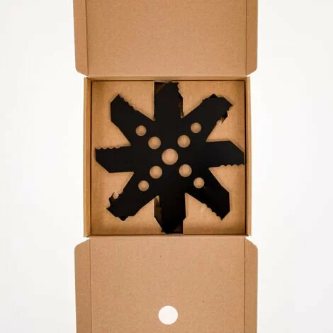 Tête Disque Lame Couteau Plan Pour Débroussailleuse Broyeuse Ronces Roseaux Broussailles D’origine Bazargiusto - Nouveau Modèle 6 Tête Disque Lame Couteau Plan Pour Débroussailleuse Broyeuse Ronces Roseaux Broussailles D’origine Bazargiusto - Nouveau Modèle – Image 4