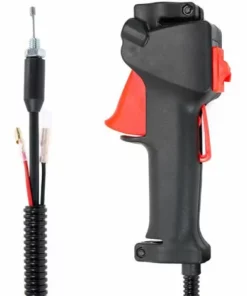 HAPPYSHOPPING Interrupteur D'accelerateur De Tondeuse Poignee Manuelle D'acceleration, Debroussailleuse, Tondeuse A Gazon, Accessoires De Tondeuse A Gazon