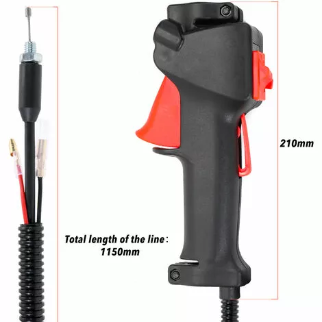 HAPPYSHOPPING Interrupteur D'accelerateur De Tondeuse Poignee Manuelle D'acceleration, Debroussailleuse, Tondeuse A Gazon, Accessoires De Tondeuse A Gazon 7 HAPPYSHOPPING Interrupteur D'accelerateur De Tondeuse Poignee Manuelle D'acceleration, Debroussailleuse, Tondeuse A Gazon, Accessoires De Tondeuse A Gazon – Image 5