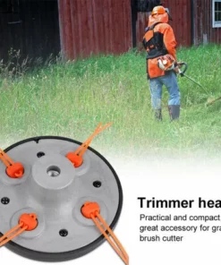 HAPPYSHOPPING Coupe-disque Concave-convexe A Quatre Lignes Pour Tondeuse A Gazon -Débroussailleuse Soldes Magasin 28495716 3