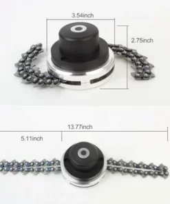 HAPPYSHOPPING Tête De Fauche à Chaîne (entretoise Universelle) Tête De Fauche à Chaîne Tête De Faucheuse Irrigatrice Tête De Faucheuse Sarcleuse -Débroussailleuse Soldes Magasin 28495753 5