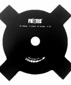 FUXTEC - Lame Fauchage à 4 Dents Avec Ø25,4mm Débroussailleuses MT152 / MS152 / MT4en1 / MT 2en1