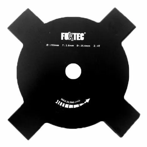 FUXTEC - Lame Fauchage à 4 Dents Avec Ø25,4mm Débroussailleuses MT152 / MS152 / MT4en1 / MT 2en1 3 FUXTEC - Lame Fauchage à 4 Dents Avec Ø25,4mm Débroussailleuses MT152 / MS152 / MT4en1 / MT 2en1