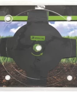 JR MOTOCULTURE Disque 4 Dents Pour Débroussailleuse 255 Mm Alésage 25,4 Mm épaisseur 1,5 Mm DDS010 JR