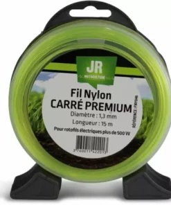 JR MOTOCULTURE JR Fil Nylon 1.3 Mm - Carré - Premium FNY046