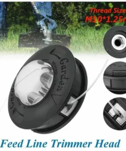 BRIDAY Universel M10 Aluminium Nylon Brosse Tondeuse Bosse Bobine Coupe Gazon 2 Lignes Tête De Coupe Fil Ligne Chaîne Scie Herbe Brosse Tondeuse