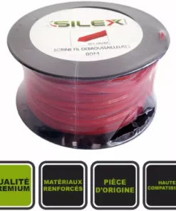 Bobine De Fil 80m 3.0mm ø Silex® Pour Débroussailleuse