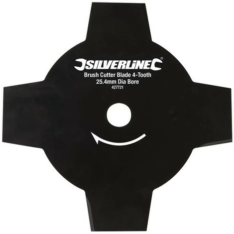 SILVERLINE Lame 4 Dents Pour Débroussailleuse - Alésage De 25,4 Mm 3 SILVERLINE Lame 4 Dents Pour Débroussailleuse - Alésage De 25,4 Mm