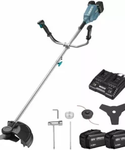 WESCO TOOLS Débroussailleuse Et Coupe-hebre 2 En 1 36V - Batterie 2 X 18 V 4,0 Ah - Coupe Du Fil Et Du Fil - Diamètre De Coupe Max.: 380 Mm WESCO WS8197