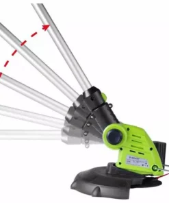 Débroussailleuse Sans Fil à Batterie 25cm 8.500trs/min 20V, 12 Lames Incl., Manche Télescopique En Alu 70-100cm, (80 Min. Sans Charge) Sans Chargeur Sans Batterie – De BRAST 9 Débroussailleuse Sans Fil à Batterie 25cm 8.500trs/min 20V, 12 Lames Incl., Manche Télescopique En Alu 70-100cm, (80 Min. Sans Charge) Sans Chargeur Sans Batterie – De BRAST -Débroussailleuse Soldes Magasin 34686552 3