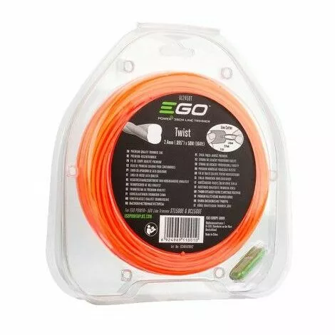 Fil Débroussailleuse Torsadé 2,4mm Longueur 75m Ego Power+ AL2475T - Orange 4 Fil Débroussailleuse Torsadé 2,4mm Longueur 75m Ego Power+ AL2475T - Orange – Image 2