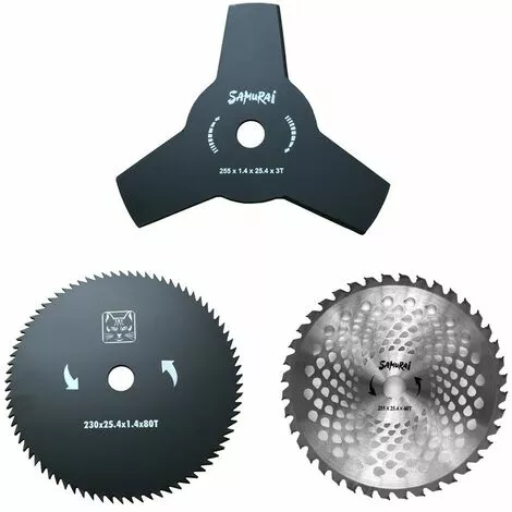 UNIVERS DU PRO Pack Débroussailleuse 3 Disques 3 / 40 / 80 Dents Alésage Ø25.4mm 3 UNIVERS DU PRO Pack Débroussailleuse 3 Disques 3 / 40 / 80 Dents Alésage Ø25.4mm
