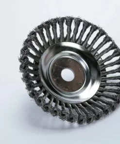 THSINDE Tête De Brosse à Mauvaises Herbes Pour Tondeuse 8 Pouces, Roue De Désherbage Universelle En Fil D'acier, Accessoires Pour Tondeuse à Gazon, Coupe-Tondeuse à Gazon, Tête De Coupe, Pour Pelouses De Jard -Débroussailleuse Soldes Magasin 35436771 5