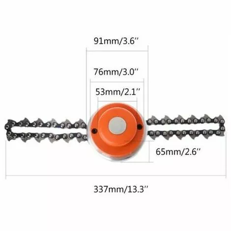 Kueatily 65Mn Chaine Tondeuse A Gazon Jardin Tondeuse A Tete Debroussailleuse Tondeuse 7 Kueatily 65Mn Chaine Tondeuse A Gazon Jardin Tondeuse A Tete Debroussailleuse Tondeuse – Image 5
