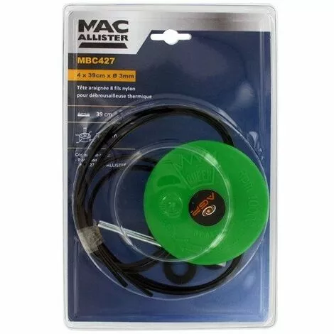 UNIVERSEL Tête Araignée 8 Fils Nylon MAC ALLISTER 6031080 3 UNIVERSEL Tête Araignée 8 Fils Nylon MAC ALLISTER 6031080