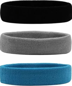 ABCRITAL Bandeau De Sport Femmes Hommes Bandeaux Tête Front Coton Éponge Bandeau Sport Pour Courir Vélo Jogging Tennis Football -Débroussailleuse Soldes Magasin 36352266 4