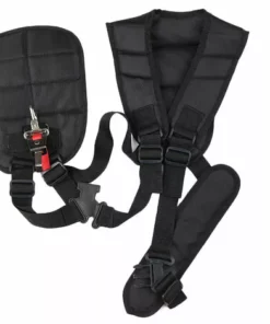 ASUPERMALL Sangle De Confort Sangle De Harnais De Tondeuse A Double Epaule Pour Harnais De Debroussailleuse Et Tondeuse Et Tondeuse, Noir
