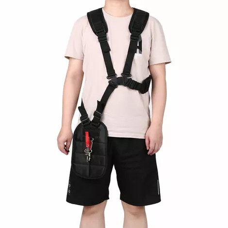 ASUPERMALL Sangle De Confort Sangle De Harnais De Tondeuse A Double Epaule Pour Harnais De Debroussailleuse Et Tondeuse Et Tondeuse, Noir 7 ASUPERMALL Sangle De Confort Sangle De Harnais De Tondeuse A Double Epaule Pour Harnais De Debroussailleuse Et Tondeuse Et Tondeuse, Noir – Image 5