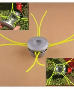 THSINDE Tête De Débroussailleuse Universelle, Tête Coupe-bordure En Aluminium Fils Pour Débroussailleuse à Essence Tondeuse à Gazon,1pcs -Débroussailleuse Soldes Magasin 36717228 3