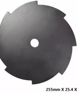 DONTODENT Lames De Scie Circulaire, 255x25.4x1.6mm 8 Dents Lame Débroussailleuse Lame De Scie Coupe Tondeuse à Gazon Outils électriques