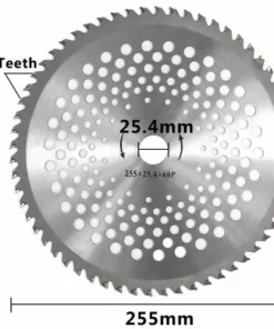 DONTODENT Lames De Brosse Pour Coupe-Herbe, Lame De Scie En Acier Inoxydable De Qualité Supérieure, Lame De Scie Circulaire De Rechange Pour Coupe-Bordure À Ouverture De 25,4 Mm -Débroussailleuse Soldes Magasin 36960245 2