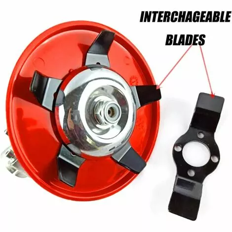 THSINDE Tête De Débroussailleuse Universelle Pour Tondeuse à Gazon, Arbre Droit, Lame De Débroussailleuse Pour Champs Pavés, Maison, Jardin, Cour, Verger, Parc Agricole 1pcs 4 THSINDE Tête De Débroussailleuse Universelle Pour Tondeuse à Gazon, Arbre Droit, Lame De Débroussailleuse Pour Champs Pavés, Maison, Jardin, Cour, Verger, Parc Agricole 1pcs – Image 2