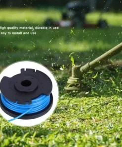LITZEE Bobine De Rechange Pour Coupe-Bordures, 4 Pièces Bobine De Tondeuse à Gazon Bobines De Mangeur De Mauvaises Herbes Avec Couvercle Accessoires De Remplacement Pour Ryobi AC14RL3A AC80RL3 -Débroussailleuse Soldes Magasin 38401644 3