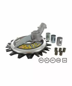 G�N�RIQUE Système 2 Lames Contre-rotatives Universel Pour Débroussailleuses à Dos Avec Tubes De Diamètre Extérieur De 24mm, 25mm, 25,4mm,