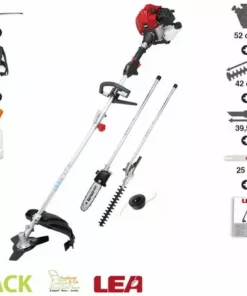 Debroussailleuse Multifonctions Thermique 4 En 1 52cc LEA LE26517DP